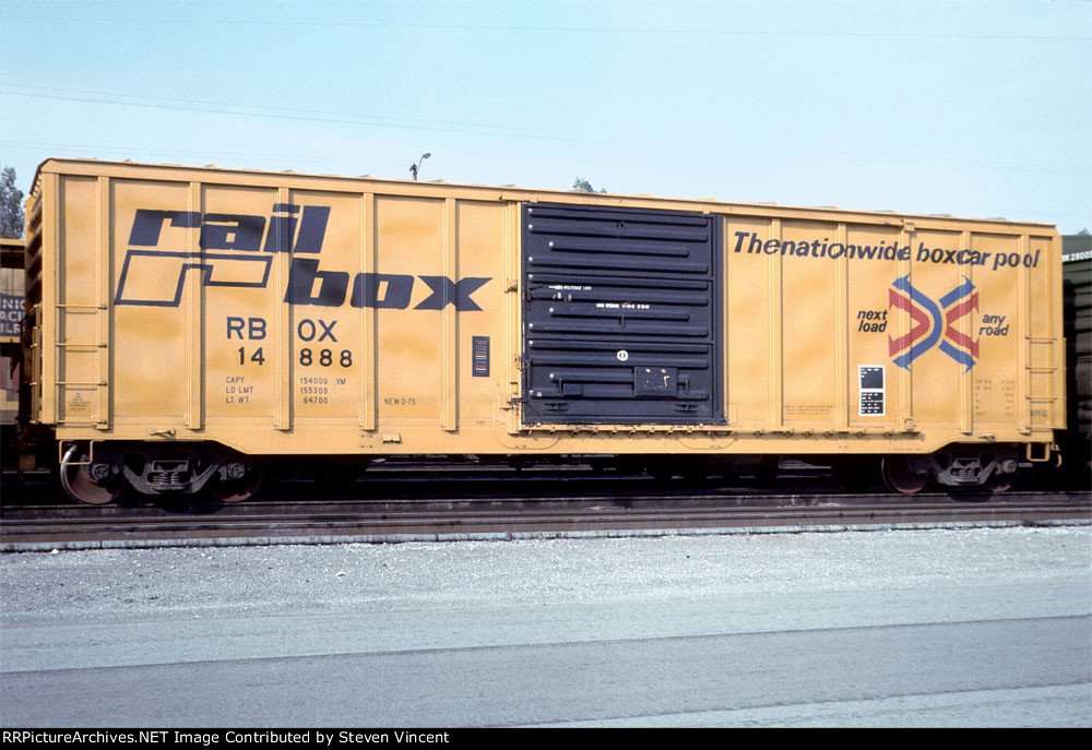 Pullman-Standard built Railbox car RBOX #14888